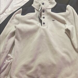 Vineyard Vines Cream and Navy Men's Sweater